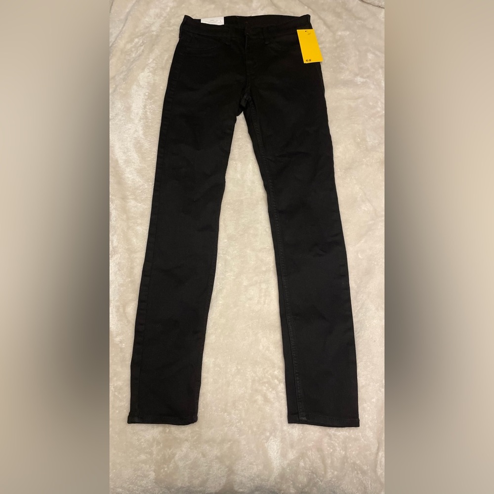 H&M Black Skinny Jeans, Size 25 W / NEW WITH TAGS